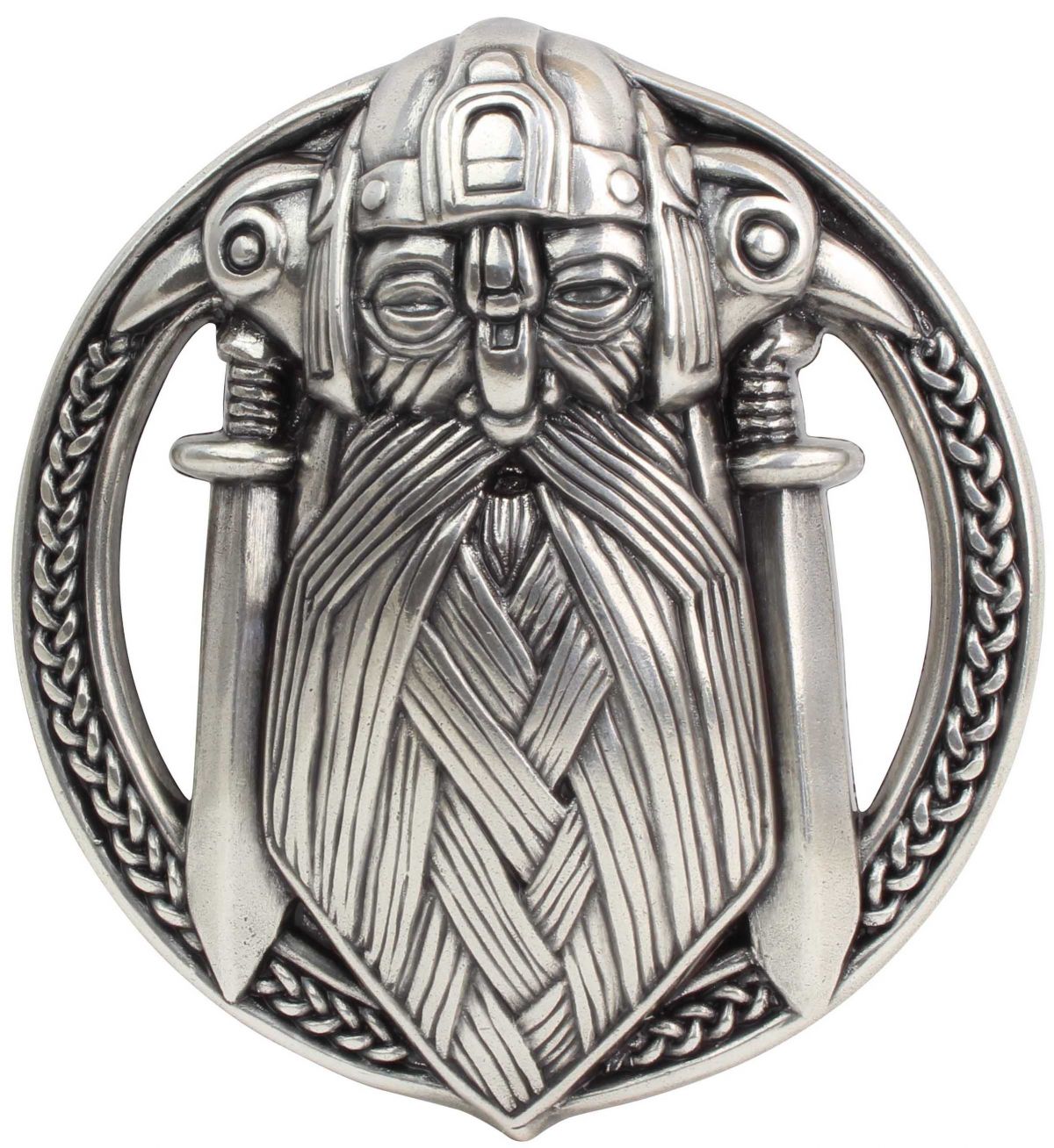 Gürtelschnalle Viking silber wikinger Celtic Kreuz Wechselschnalle Buckle 4cm 
